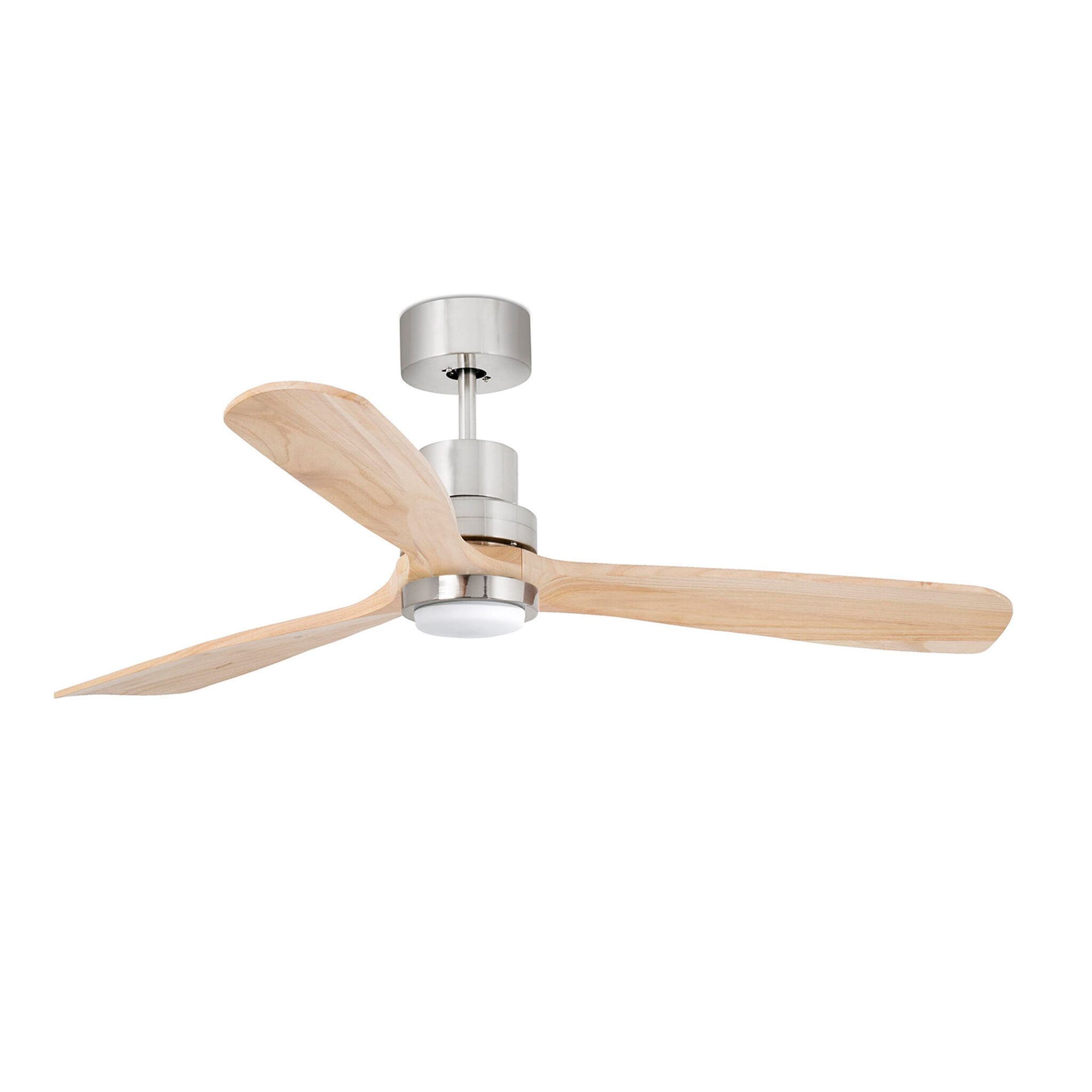 LANTAU L LED Ventilatore nichel opaco DC