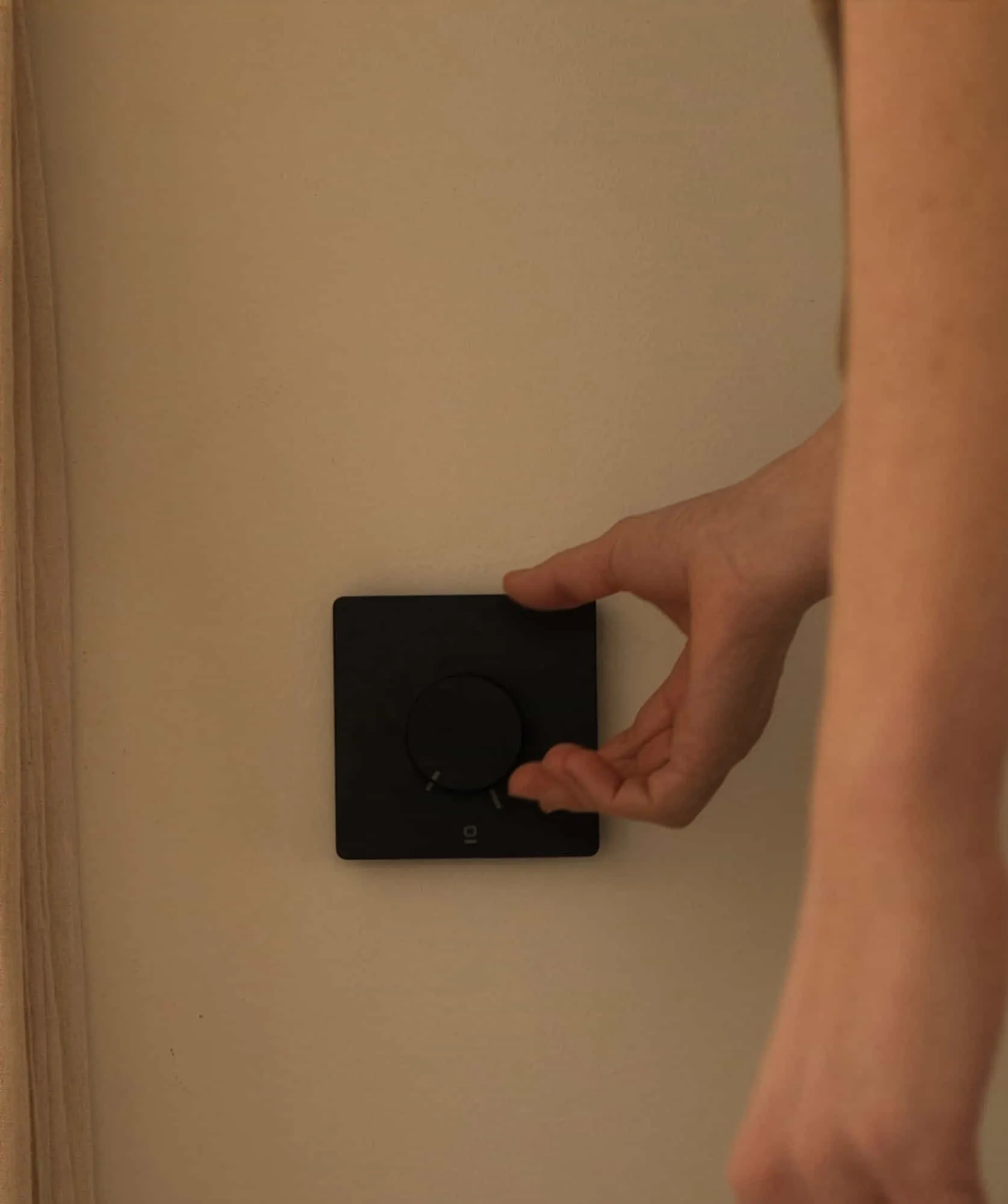 Controlador de pared rotativo para ventiladores de techo