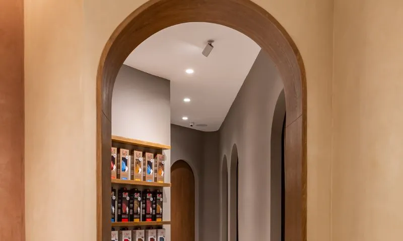 diseño iluminación - pasillo