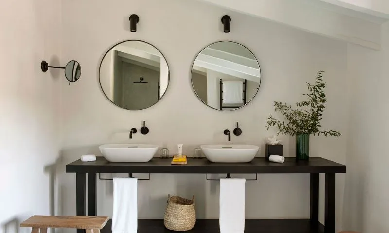 conception de l'éclairage - salle de bain principale