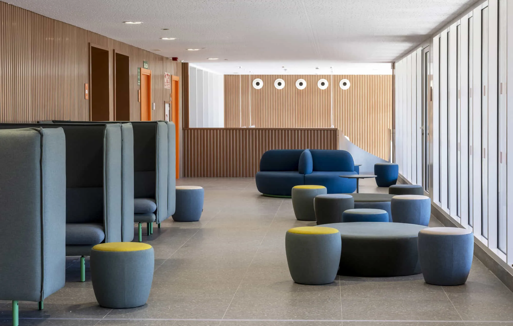 Coworking spaces in the student residence